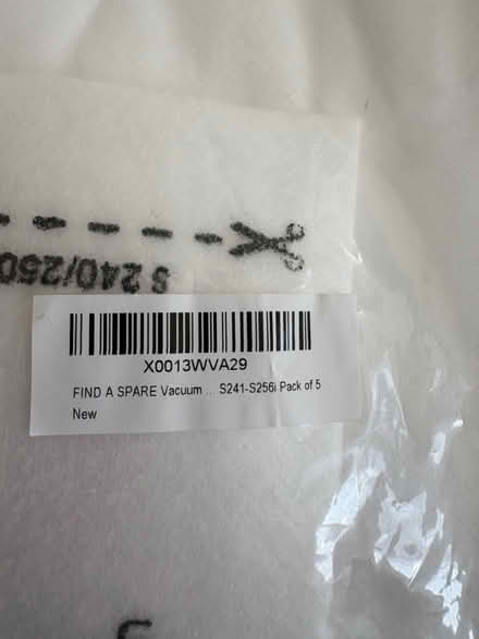 Photo of free Miele vacuum bags S241-S256 (SG4 Hitchin) #3