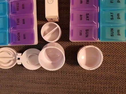 Photo of free Pill boxes & pill cutter & thermometer (Kendal LA9) #2