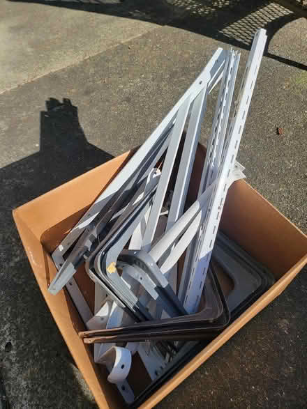 Photo of free Assorted shelf braces (Santa Rosa) #1