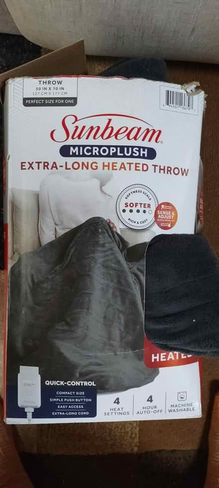 Photo of free Heated throw (Everett) #1