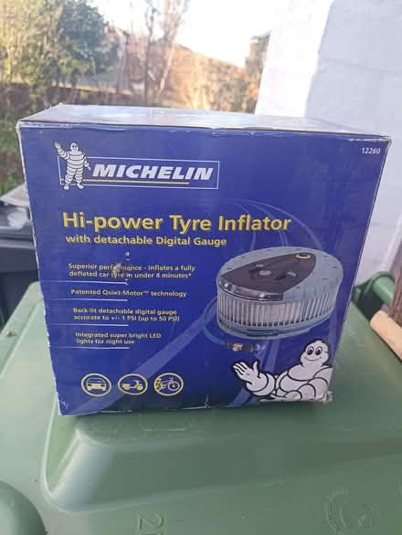 Photo of free Michelin Tyre Inflator (Onslow Village GU2) #1