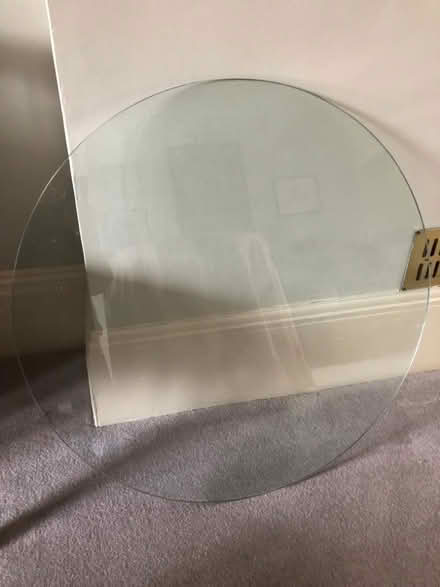 Photo of free Circular plate glass table top (Putney SW15) #2
