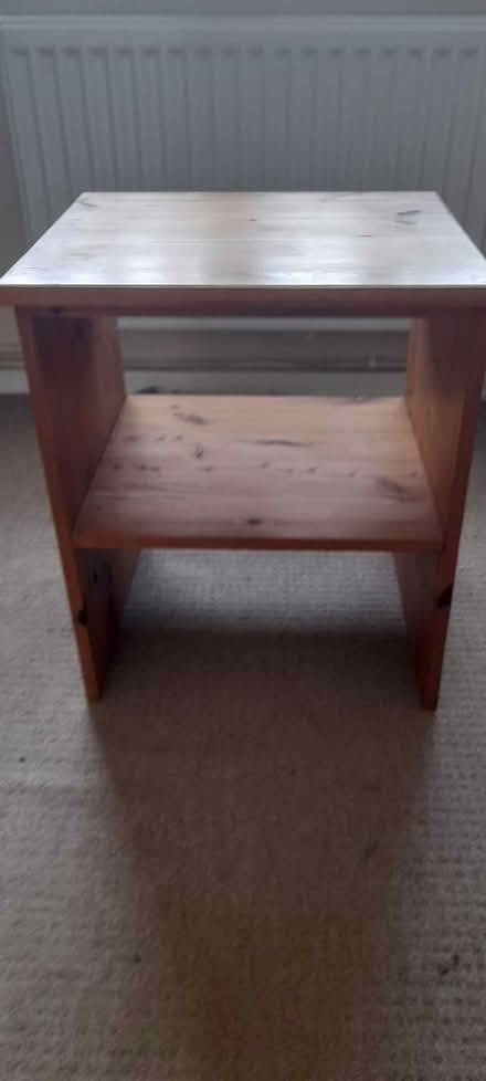 Photo of free Bedside cabinet/shelf unit (Selsey, West sussex) #1