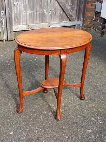 Photo of free Wooden Oval side table (Haywards Heath - Near Station) #1
