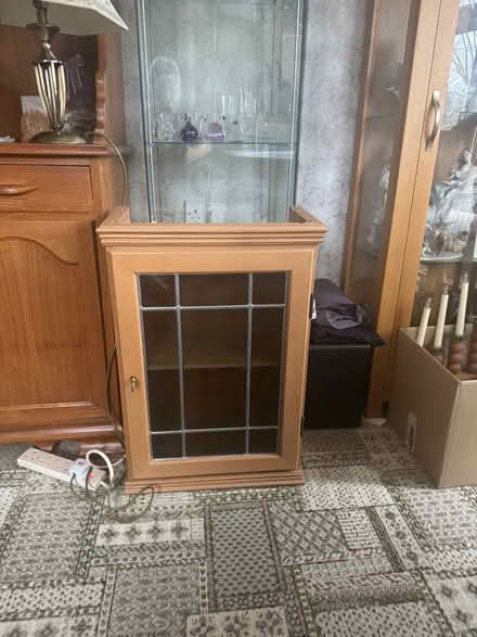 Photo of free Small wall mounted display cabinet (Kenley CR8) #1