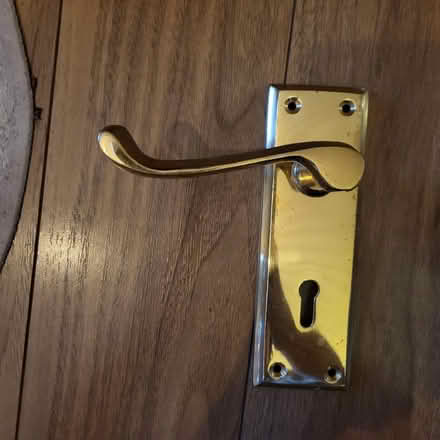 Photo of free Brass door handle & knob (Oaklands nr Welwyn AL6) #3