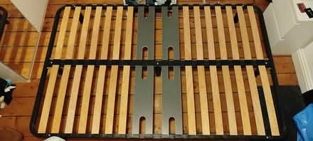 Photo of free Small Double Metal Bed with Slats (Ranelagh) #1