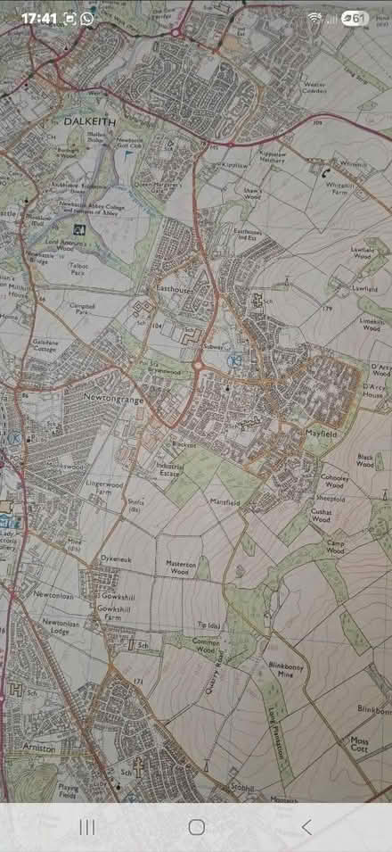 Photo of free Midlothian ordnance survey map (Home EH22) #2
