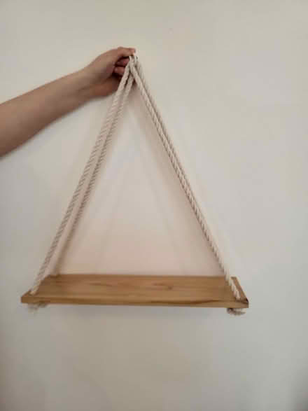 Photo of free Two wooden hanging shelves (Sidcup DA15) #1