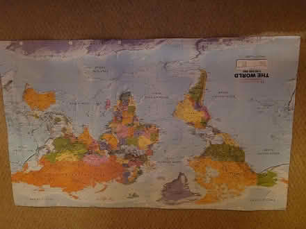 Photo of free World map poster (Shenley Fields B29) #1