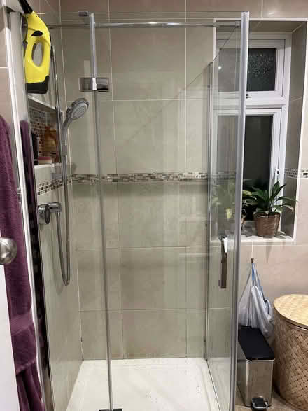 Photo of free Frameless shower screen and tray - 900x760 (Tunbridge Wells N. TN2) #1