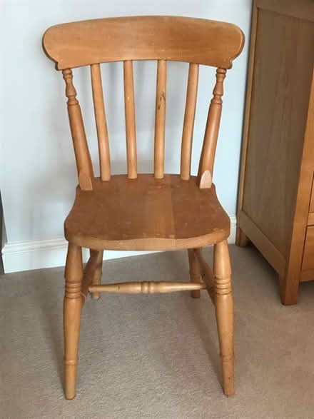 Photo of free 2 identical wooden chairs (Cheapside SL5) #1