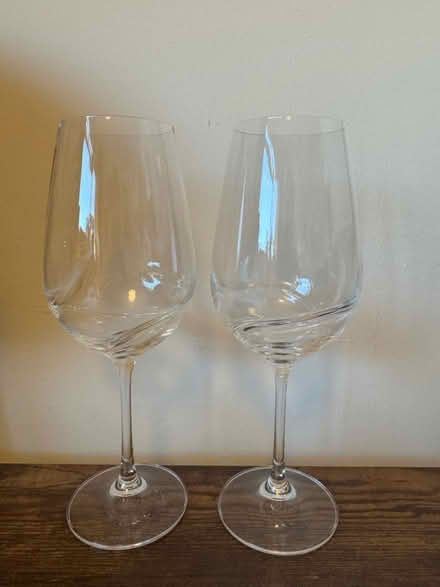 Photo of free Two wine glasses (MK45 Flitwick) #1