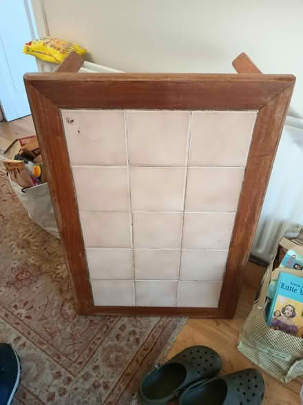 Photo of free Wooden and tile coffee table (Ballinteer) #2