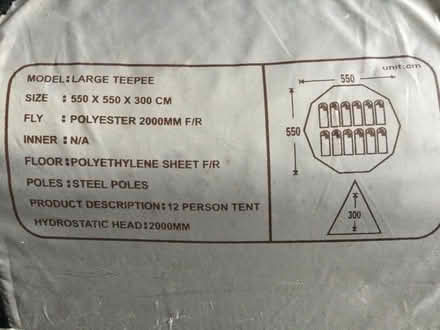 Photo of free Very large tent (Sandbach Heath CW11) #4