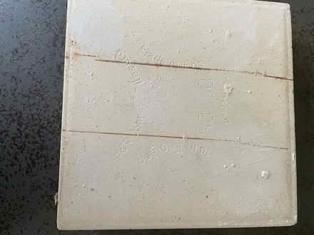 Photo of free vintage retro mustard H&R Johnson ceramic wall tiles reclaim (Brooke NR15) #3