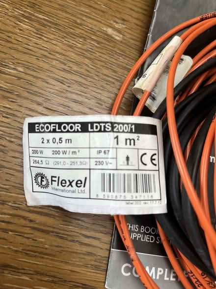 Photo of free Electric underfloor heating cable (Tunbridge Wells N. TN2) #1