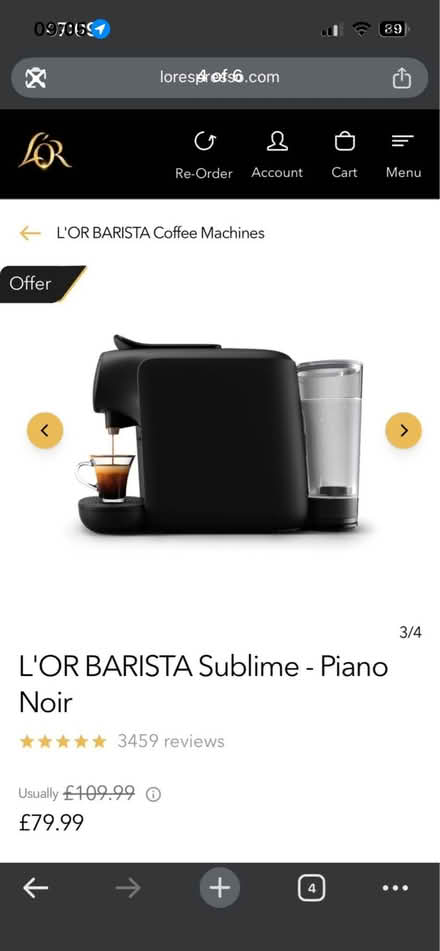 Photo of free Coffee machine - brand new. (Surrey Quays SE8) #4