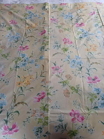Photo of free Laura Ashley Fabric Some Fading Useful For Crafts (CT7) #1