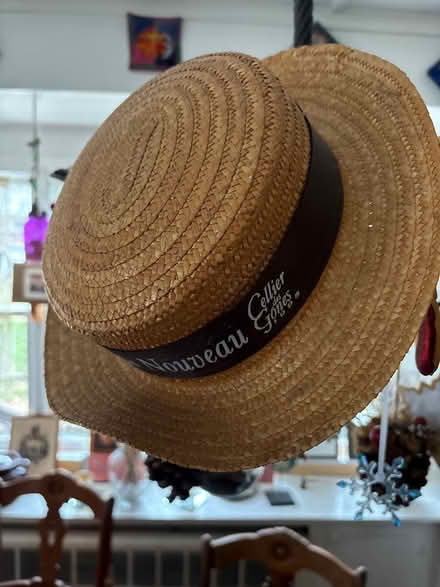 Photo of free Beaujolais nouveau straw hat (Ossining) #2