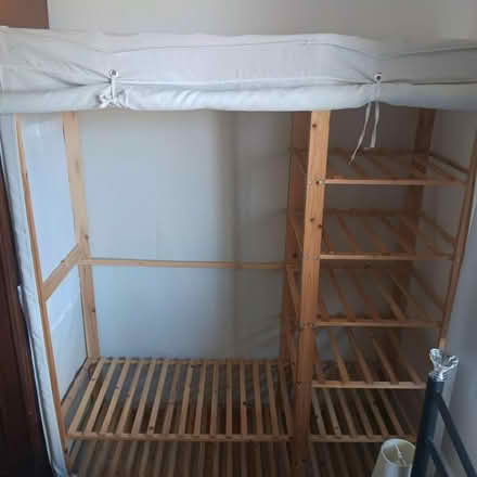 Photo of free Wardrobe with canvas cover (Hailsham BN27) #1