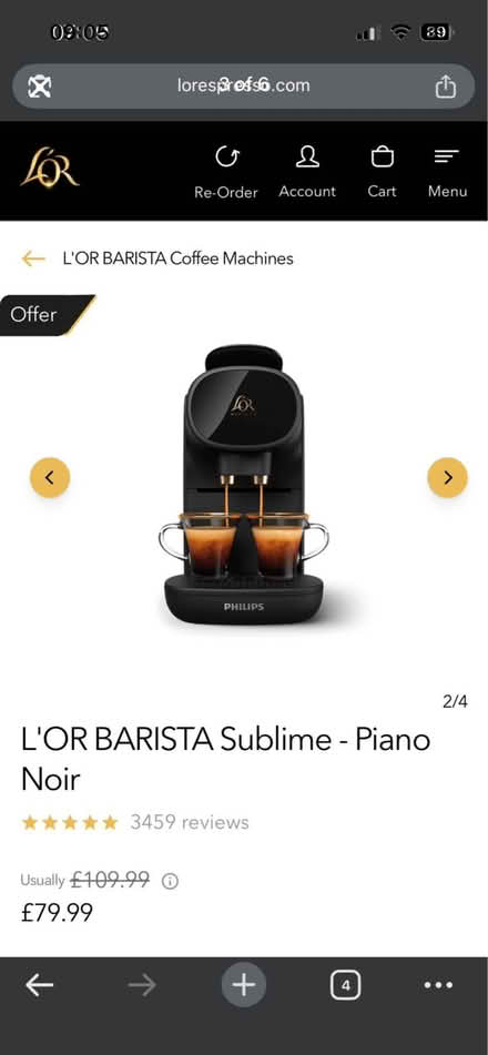 Photo of free Coffee machine - brand new. (Surrey Quays SE8) #3