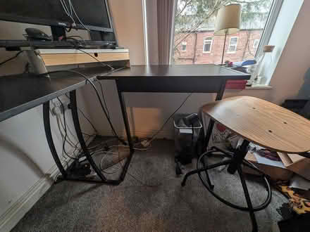 Photo of free Black desk (Manchester M19) #2