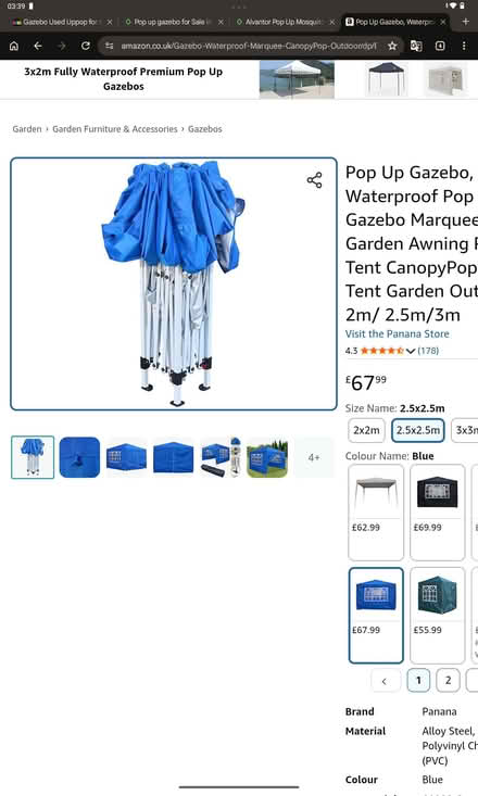 Photo of Popup gazebo , any condition as long as intact (Bedminster Down BS13) #1