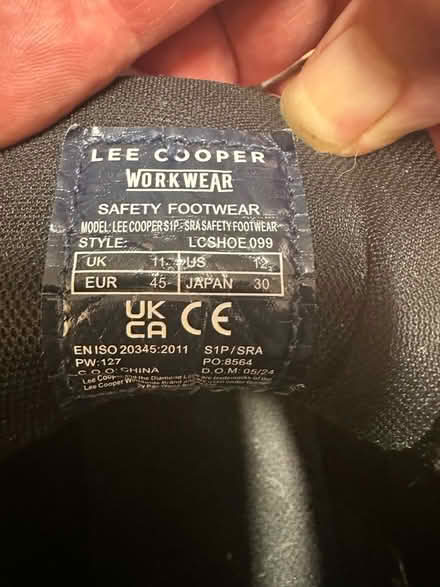 Photo of free Lee Cooper safety trainers (Alwoodley LS17) #3