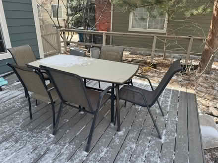 Photo of free Outdoor Tables/Chairs (Lafayette) #2