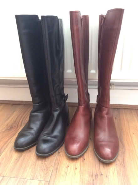 Photo of free 2 Pairs of Knee-Length Boots (Peacehaven BN10) #1