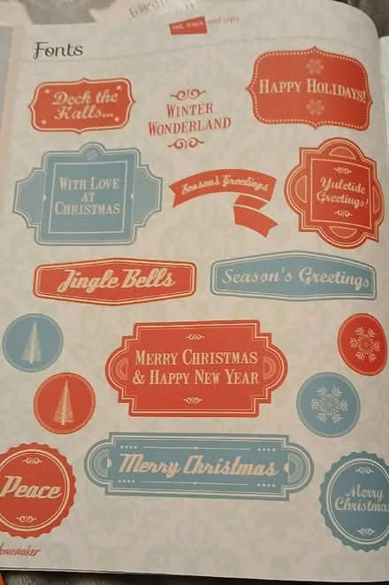 Photo of free 2013 magazine Christmas craft insert Homemaker issue 1 (South Croydon CR2) #4