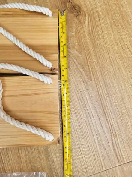 Photo of free Two wooden hanging shelves (Sidcup DA15) #3