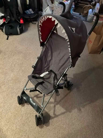 Photo of free “Shark” umbrella stroller (Brighton, MI) #1