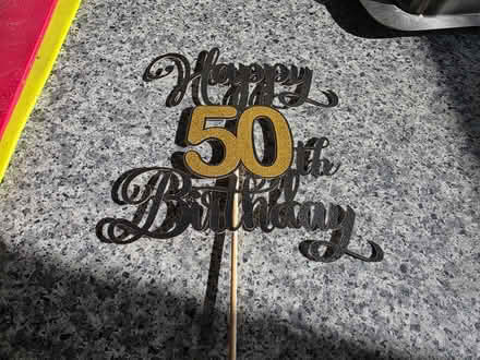 Photo of free 50th birthday decs (Conisbrough DN12) #4