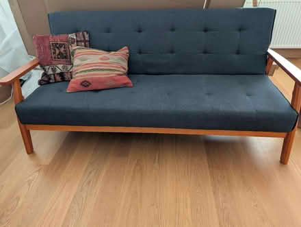 Photo of free Dark Blue Sofa bed (Teddington) #3