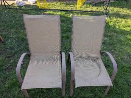 Photo of free Pair of garden metal chairs (Eye) #1