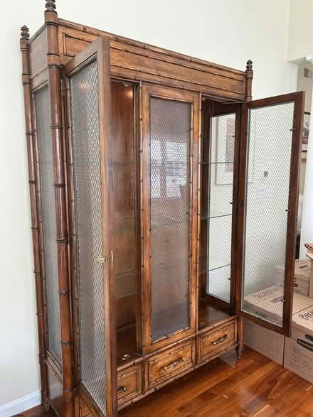 Photo of free Dining Room Mahogany Breakfront (Norton) #4