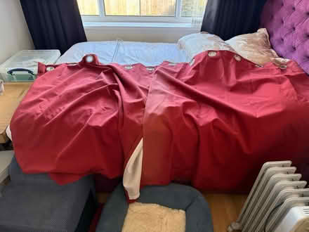 Photo of free Pair of red curtains (Springbank, GL51) #1