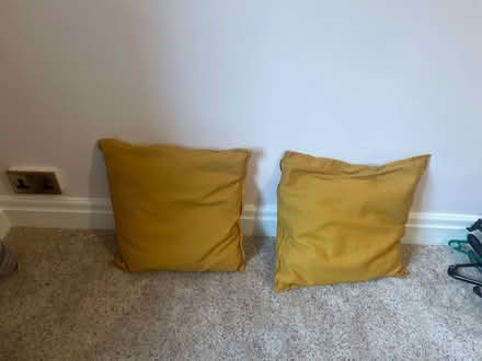 Photo of free Two dark yellow cushions (BR3) #1
