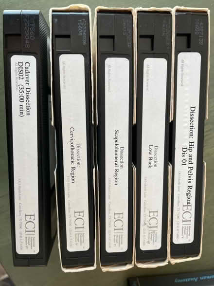 Photo of free Dissection Videos on VCR tapes (Woodfords area) #1