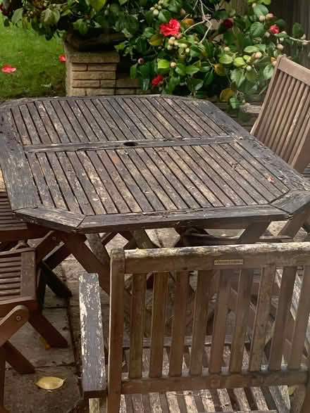 Photo of free Wooden table and chairs (Hyde Heath HP6) #1