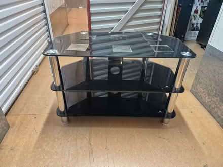 Photo of free Modern Smoked Glass TV Stand / AV Unit (W3) #2