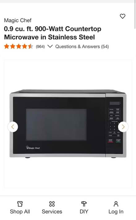 Photo of free Magic Chef microwave (Rte 17 (southern fauquier)) #4