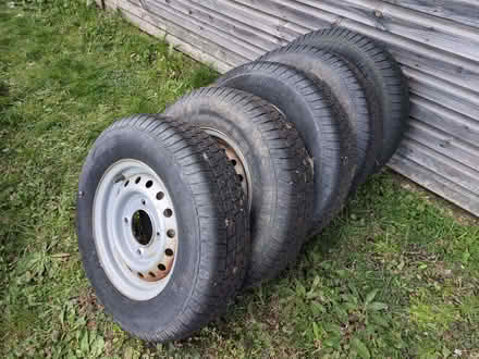 Photo of free trailer wheels with tyres, set of five (CT2) #2