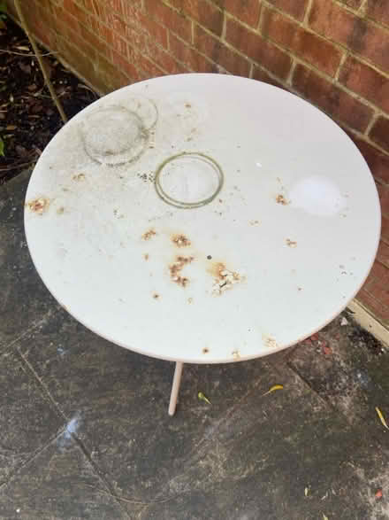 Photo of free Metal garden table (KT5 8AT) #1