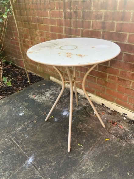 Photo of free Metal garden table (KT5 8AT) #2