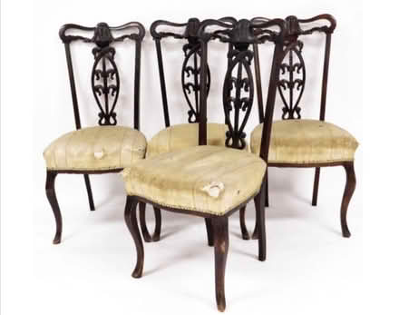 Photo of free Set of 4 Edwardian dining chairs (Thornton Heath, CR7) #1