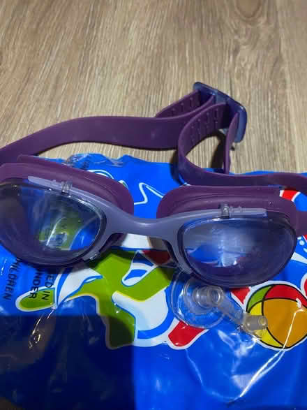 Photo of free Swim set ( swim sleeves, googles) (W4) #3