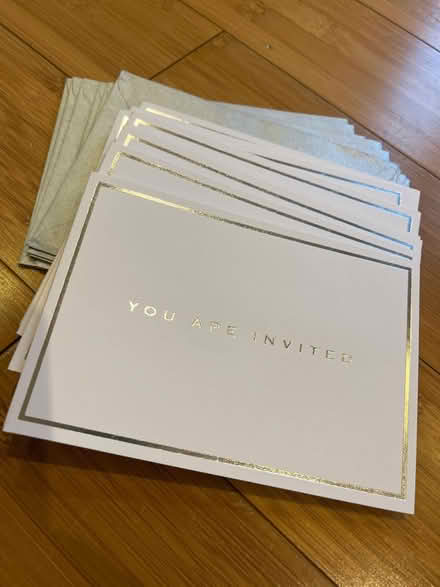 Photo of free 8 invitation cards and envelopes (Emsworth) #1